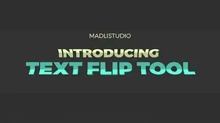 Text Flip Tool /// After Effects Template