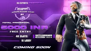 UNDERDOG CUP SEASON 1 l PRESENTED BY DC ESPORTS l 5000 PRIZE POOL #bgmi #bgmiindia #tournament