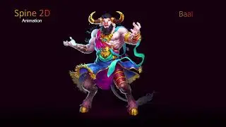 Spine 2D animation. Baal
