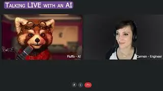 Talking LIVE with an AI in Animaze