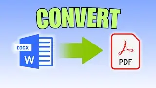 How to Convert DOCX File to PDF File  (Free & No Software Needed!)
