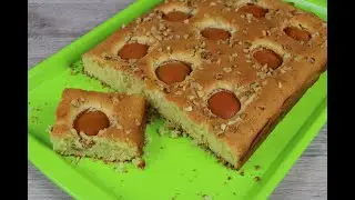Очень легкий рецепт  абрикосового пирога