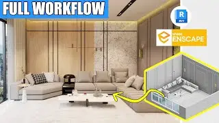 How to Create a Realistic Interior Render in Revit and Enscape | Full Workflow
