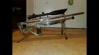Homemade bullpup pneumatic airsoftgun