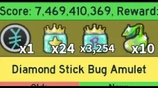 World Record Solo Level 26 Stick Bug Challenge (7.46B Score) | Bee Swarm Simulator (Test Realm)