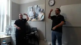 We've got talent! Laurie and Ian sing and sign