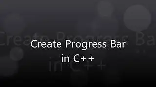 How to Create Progress bar in C/C++ | Graphics in C/C++ |C++ Programming