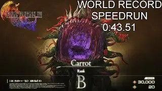 FF XVI [FF Mode] Carrot [WR] Speedrun 0:43.51 [WORLD RECORD]