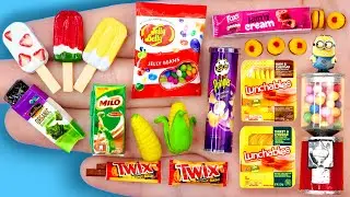36 EASY REALISTIC DIY MINIATURE BARBIE IDEAS ~ Mini MILO, Pingles, Candy Machine and more!