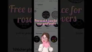 try this free rose gold watch face #wearoswatch #watchface #galaxywatch7 #galaxywatch6 #rosegold