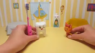 Три кота Не почистили зубы