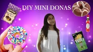 Como Hacer Mini Donas comestibles Y Probando Dulces /DIY Mini EDIBLE Donuts/How To Make Mini donuts