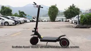 EcoRider Ecool E4-9 Strongest Power 10inch Off Road Foldable Electric Scooter