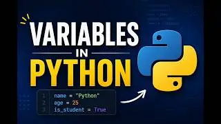 Basic Variables in Python, identifier as reference to the object, Binding, rebinding name to object