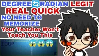 HOW TO CONVERT RADIAN MEASURE INTO DEGREE MEASURE | TRIGO | TONGSKNEW