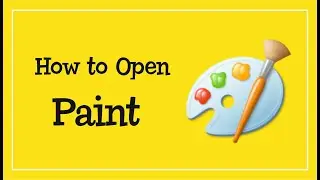 How to Open Paint in Windows 10