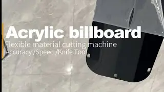 Acrylic billboard production  Cutting &milling machine
