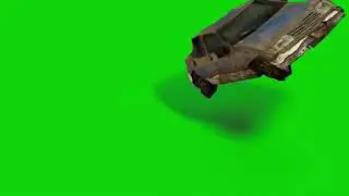 telekinesis effect, levitate car and destroy  #greenscreen Sam green screen
