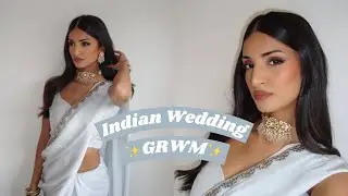Indian Wedding Get Ready With Me & My Sis - Hair, Makeup & Outfit | Kim Mann