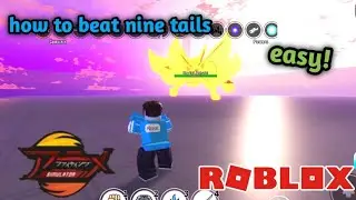 How To Beat Nine Tails Boss In anime fighting simulator Easily.... (Roblox)