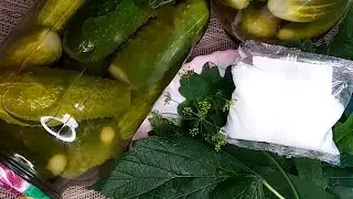Маринованные огурцы с лимонной кислотой. Ещё один рецепт.