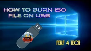 how to burn iso file on usb drive