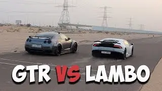 1200 BHP NISSAN GTR R35 vs LAMBORGHINI HURACAN