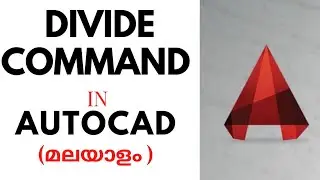 How to Use Divide Command in Autocad #malayalam #autocad #മലയാളം