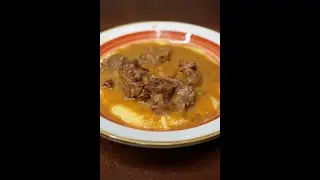 Rabo Guisado con Polenta Cremosa 🍖🥘🤤#rabo #guisado #polenta #tutorial #receta #Paraguay #vlog #fyp