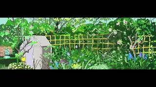 Garden border animation using iPad