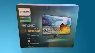 Philips Momentum 275M8 27" QHD 144hz LCD Monitor Unboxing and Overview