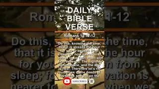Romans 13:11-12 | Daily Bible Verse | #shorts