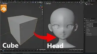 Blender 3.3 | Anime Head Modeling | FREE MODEL DOWNLOAD