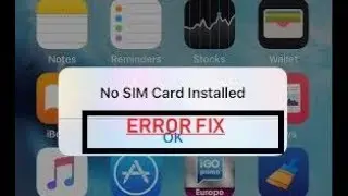 NO SIM error ,sim card not reading IPAD,IPHONE(Easy Solution)