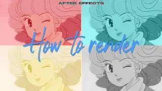 How to render your edits on after effects (using handbrake)