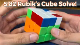Rubik’s Cube solved in 5.82 seconds!