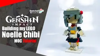 LEGO Genshin Impact Noelle Chibi MOC Tutorial | Somchai Ud