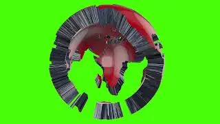 News Globe 3D Best Animation for Green Screen (Free to use)