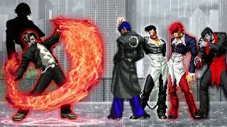 [Mugen KOF] C. Kyo Blood  Vs Orochi Iori Team