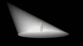 Walking human 3d