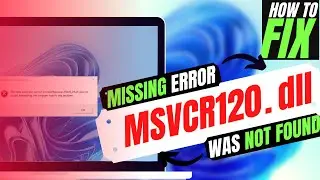 [2023] How To Fix MSVCR120.dll Missing Error ✅Not found error💻 Windows 10/11/7 💻 32/64bit