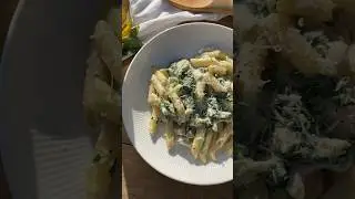 Паста с курицей и шпинатом 🥬