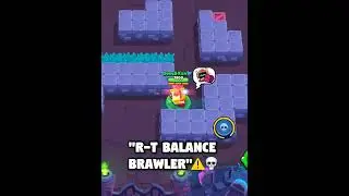 R-T Balance Brawler 🗿💀 #BrawlStars #Duels