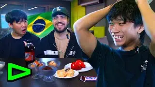 LOUD gringos provando comidas brasileiras
