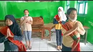 Latihan tari Sinanggar Tulo SD Kedaleman 1 Cibeber Cilegon