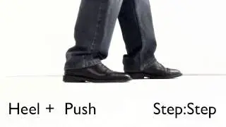 Irish reel step - very slow