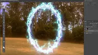 How to create a time travel portal in Adobe Photoshop