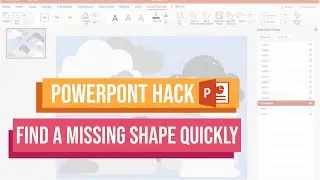 HOW TO FIND A LOST SHAPE POWERPOINT | cant find shape powerpoint slide | powerpoint slide lost shape