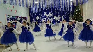 Qizaloqlar ijrosida "Sehrli tun"  raqsi. Juda chiroyli raqs. Uchtepa tumani 411-DMTT