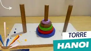 como hacer la TORRE DE HANOI con materiales reciclados y muy facil